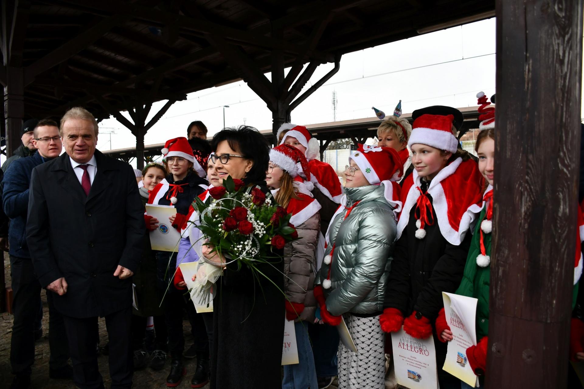 Inauguracyjny przejazd pociągu Legnica - Chojnów - Chocianów